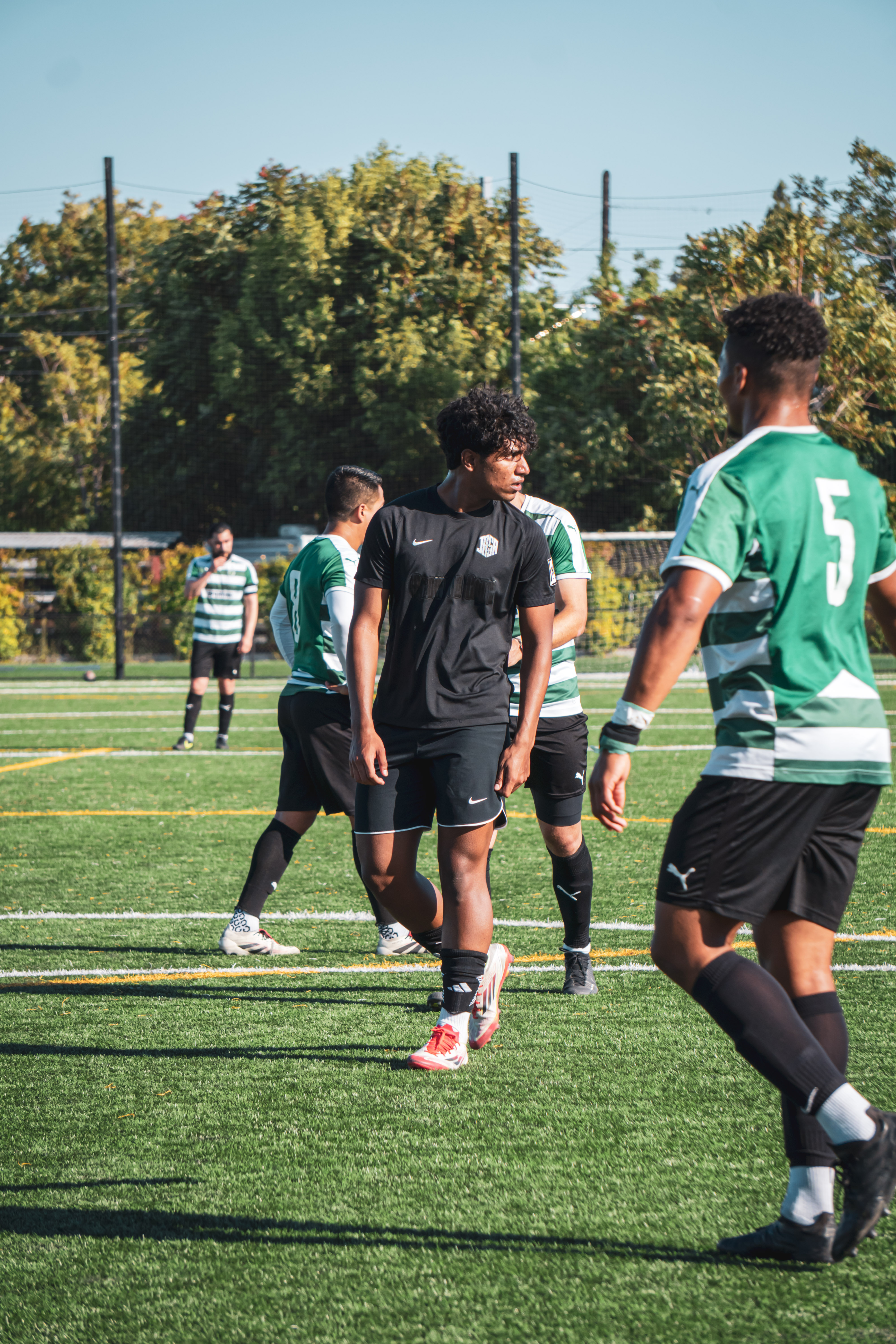 Coach Mohammed Affan during training